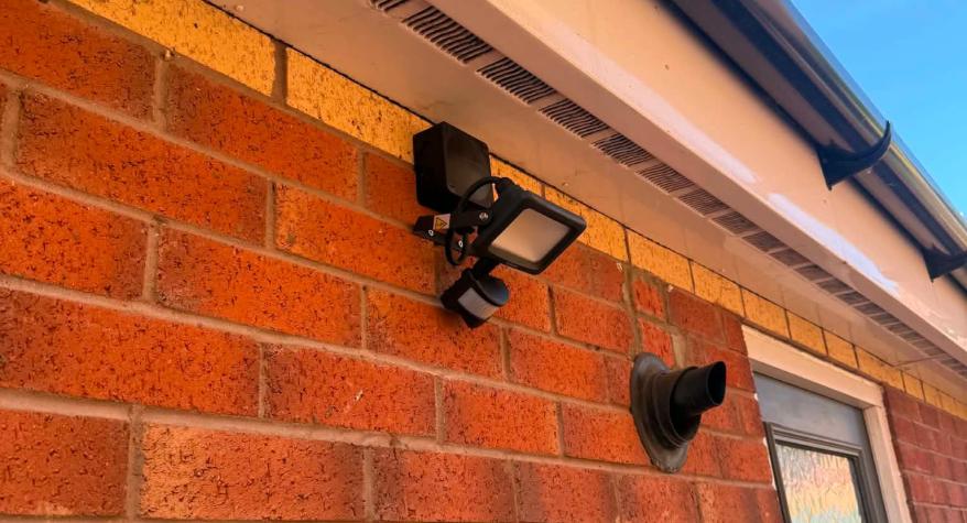 Garden Security Lighting Installation in East Yorkshire